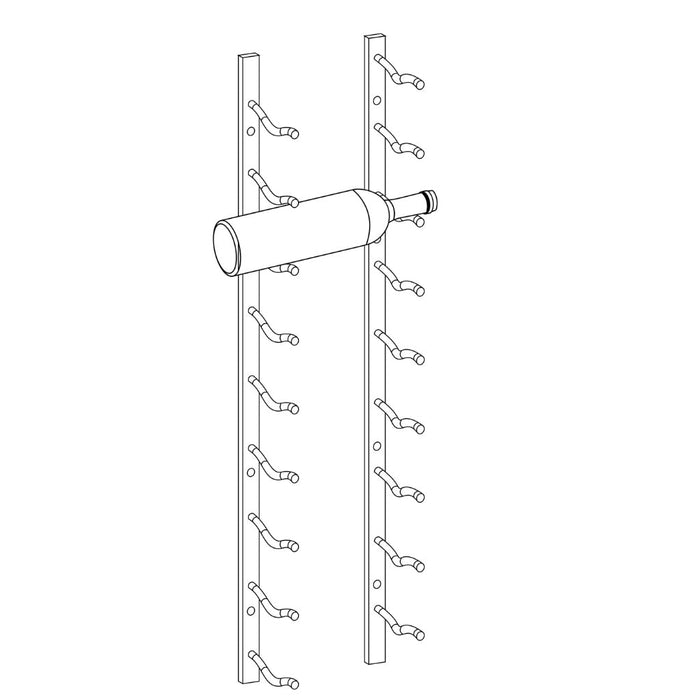 Wall Mounted Metal Wine Racks C-Type