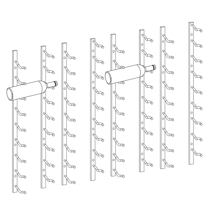 Wall-Mounted Wine Rack | C-Type