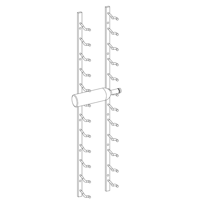 Wall-Mounted Wine Rack | C-Type