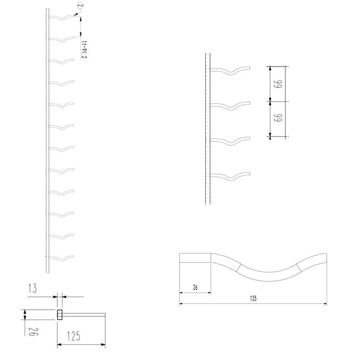 Wall-Mounted Wine Rack | C-Type