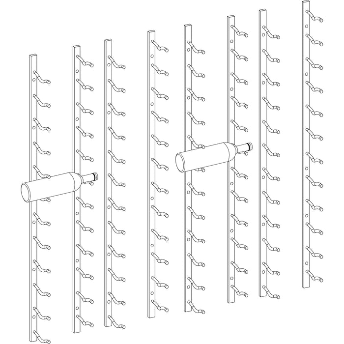 Wall-Mounted Wine Rack | C-Type