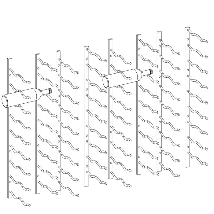 Wall-Mounted Wine Rack | C-Type