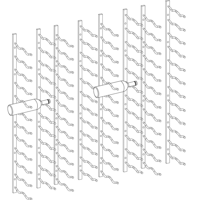 Wall-Mounted Wine Rack | C-Type