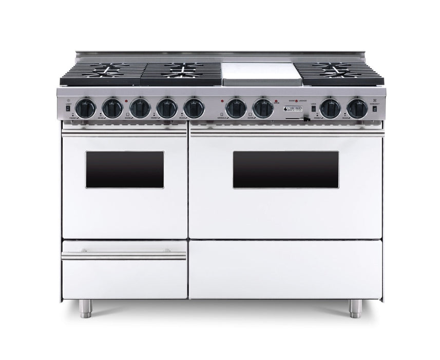 48” True Dual-Fuel Self-Cleaning Convection Range with Sealed Burners