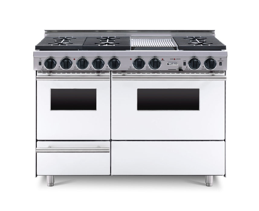 48” True Dual-Fuel Self-Cleaning Convection Range with Sealed Burners