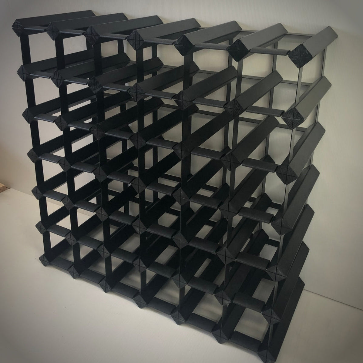 42 Bottle Timber Wine Rack | 6x6 Configuration — Culinary Cave