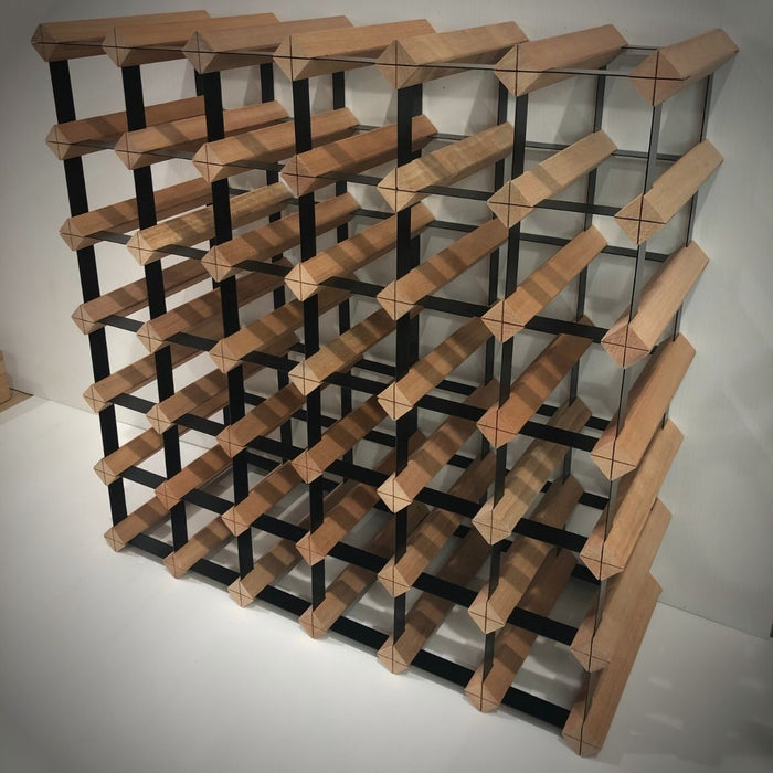 42 Bottle Timber Wine Rack | 6x6 Configuration