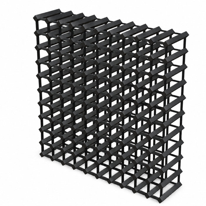 110-Bottle Timber Wine Rack | 10×10 Configuration