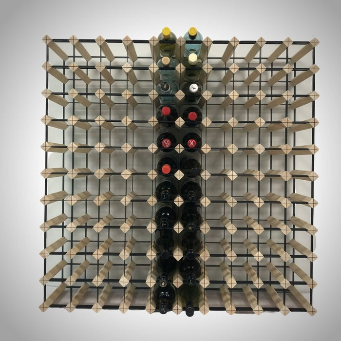 120 Bottle Timber Wine Rack | 10x11 Configuration