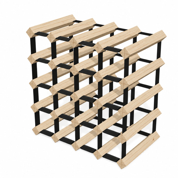 20-Bottle Timber Wine Rack | 4×4 Configuration