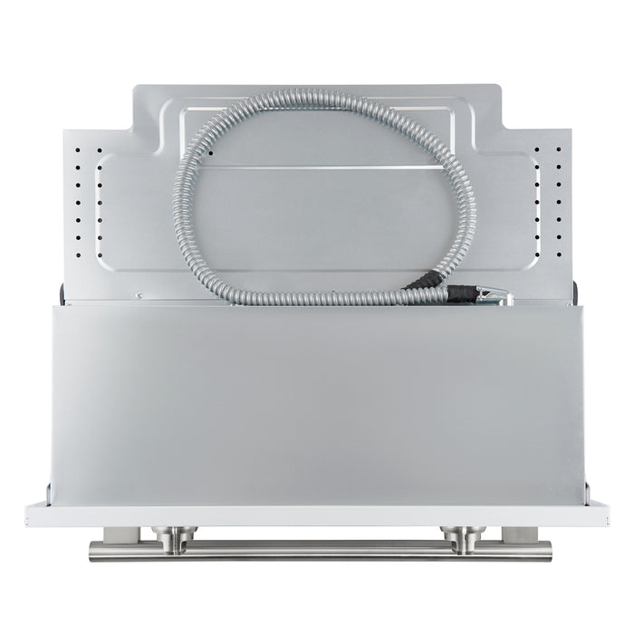 Forno Vomero 30-Inch Wall Oven, White, 5 cu.ft Capacity, 3550 Watts Convection, Mechanical Controls, Manuel Steam Clean