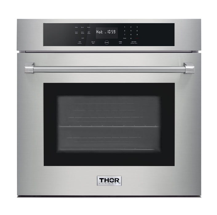 THOR Kitchen 30 in. Professional Self-Cleaning Wall Oven in Stainless Steel, HEW3001