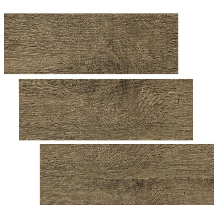 Walnut Waves 1.25" Thick x 12.01" Wide x 47.24" Length Vinyl Stair Tread Eased Edge - MSI Everlife Collection