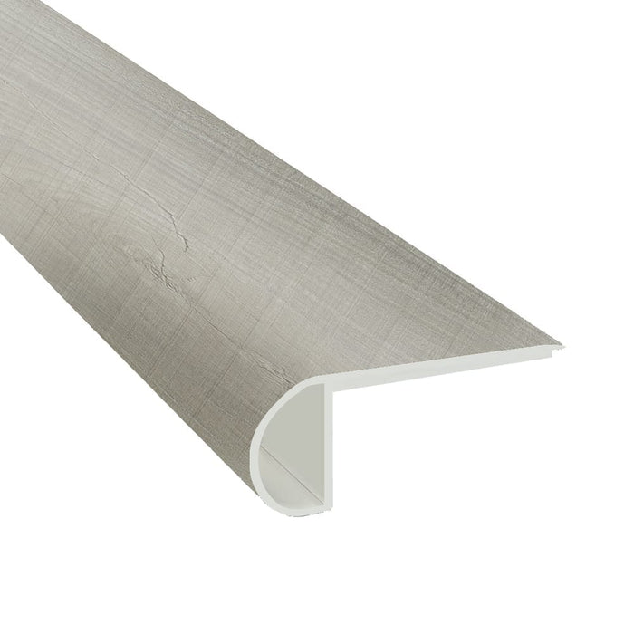 Whitby White 0.75" Thick x 2.75" Wide x 94" Length Luxury Vinyl Flush Stairnose Molding-MSI Everlife