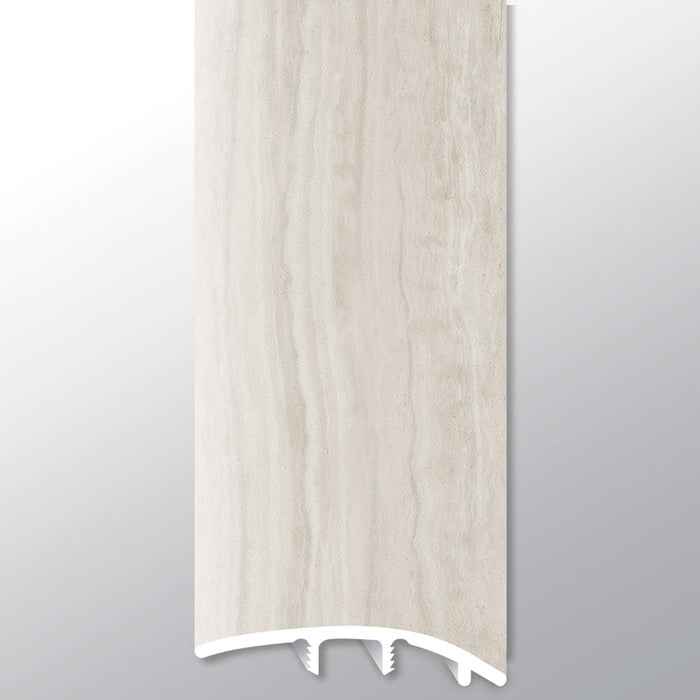 White Ocean 0.35" Thick x 1.77" Wide x 94" Length Luxury Vinyl Reducer Molding-MSI Everlife
