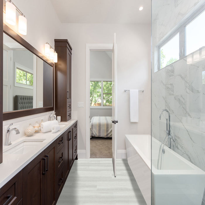 White Ocean 0.75" Thick x 0.625" Wide x 94" Length Luxury Vinyl Quarter Round Molding-MSI Everlife