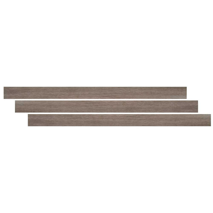 Whitfield Gray 0.26" Thick x 1.77" Wide x 94" Length Luxury Vinyl End Cap Molding-MSI Everlife