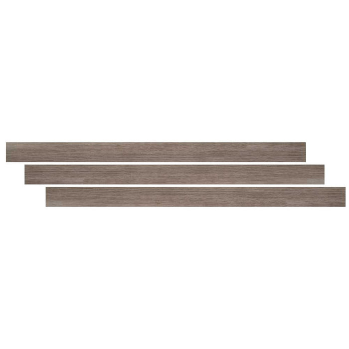 Whitfield Gray 0.27" Thick x 1.77" Wide x 94" Length Luxury Vinyl T-molding Large-MSI Everlife