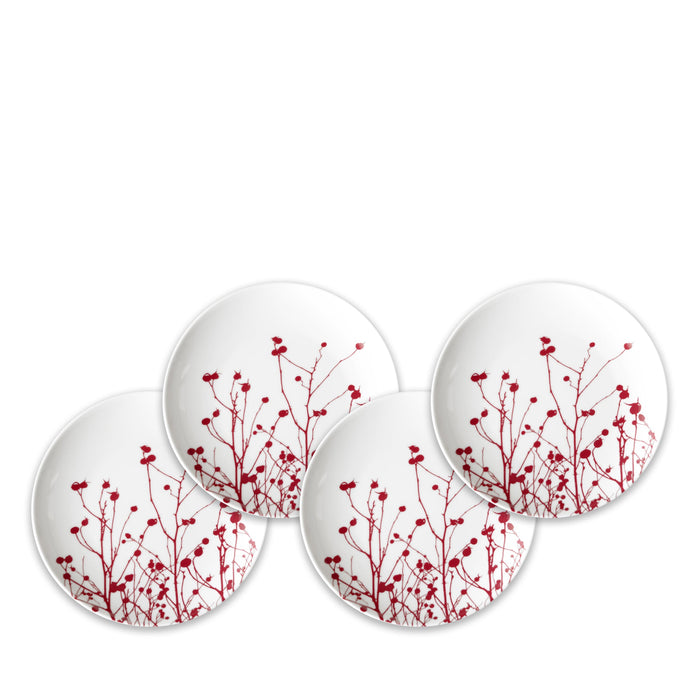 Winterberries Small Plates, Set of 4