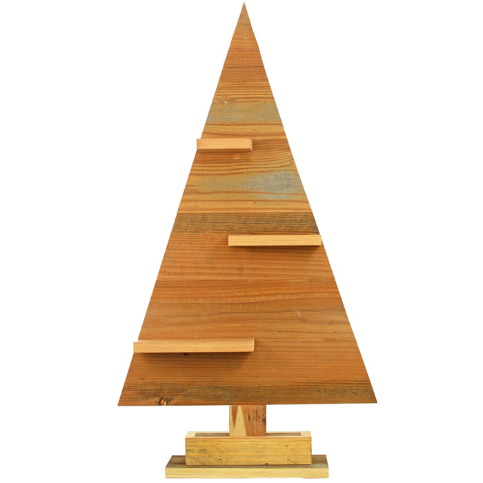 Wood Triangle Retail Merchandising Tree