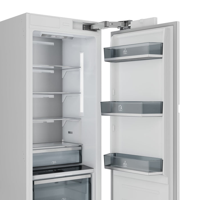 THOR Kitchen X-Series 24" 12.5 cu. ft. Panel Ready Built-In Refrigerator Column with Interior Water Dispenser, XRF24CRF