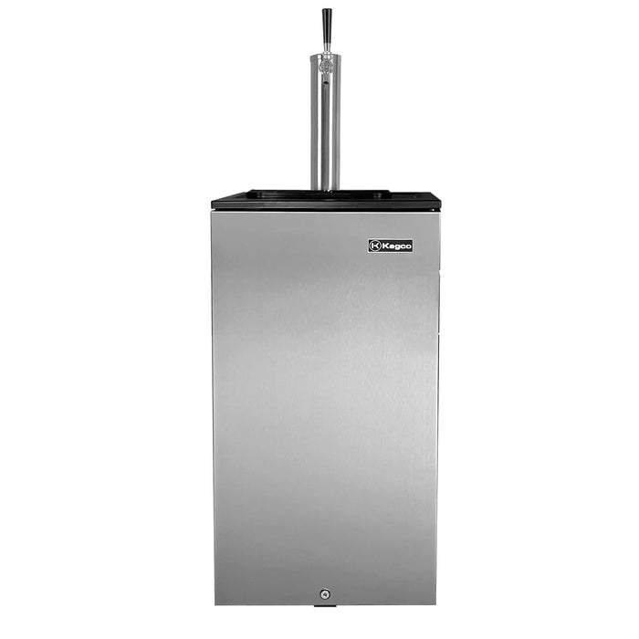 18" Wide Single Tap Stainless Steel Kegerator