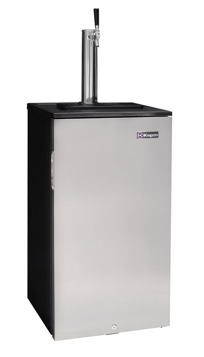 18" Wide Single Tap Stainless Steel Kegerator