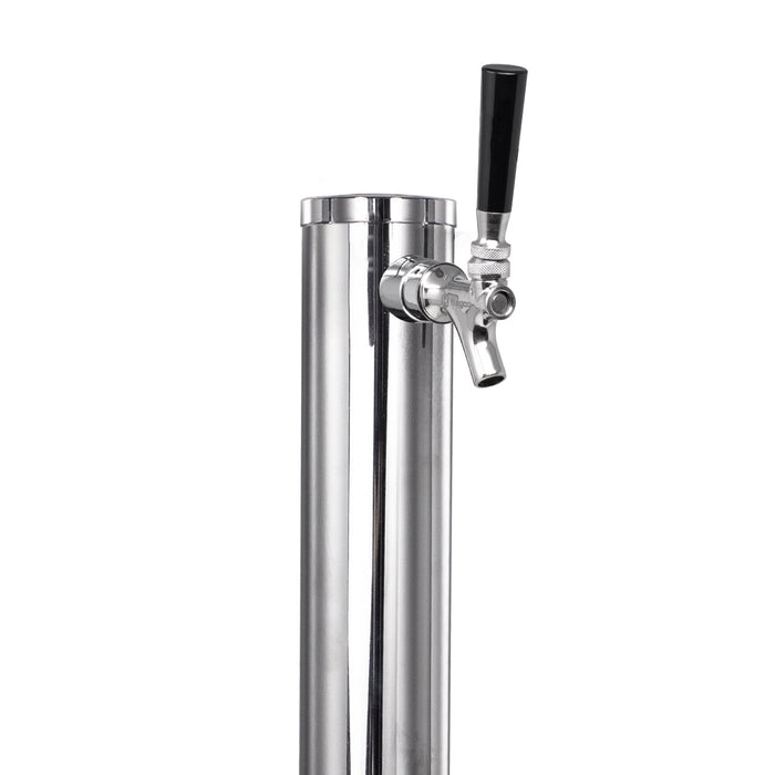 18" Wide Single Tap Stainless Steel Kegerator