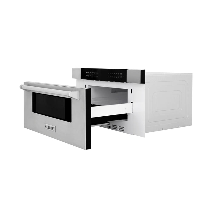 ZLINE 30 Inch 1.2 cu. ft. Built-In Microwave Drawer In Stainless Steel, MWD-30