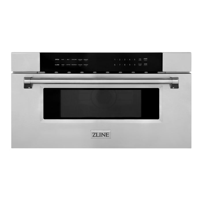 ZLINE 30 Inch 1.2 cu. ft. Built-In Microwave Drawer In Stainless Steel, MWD-30