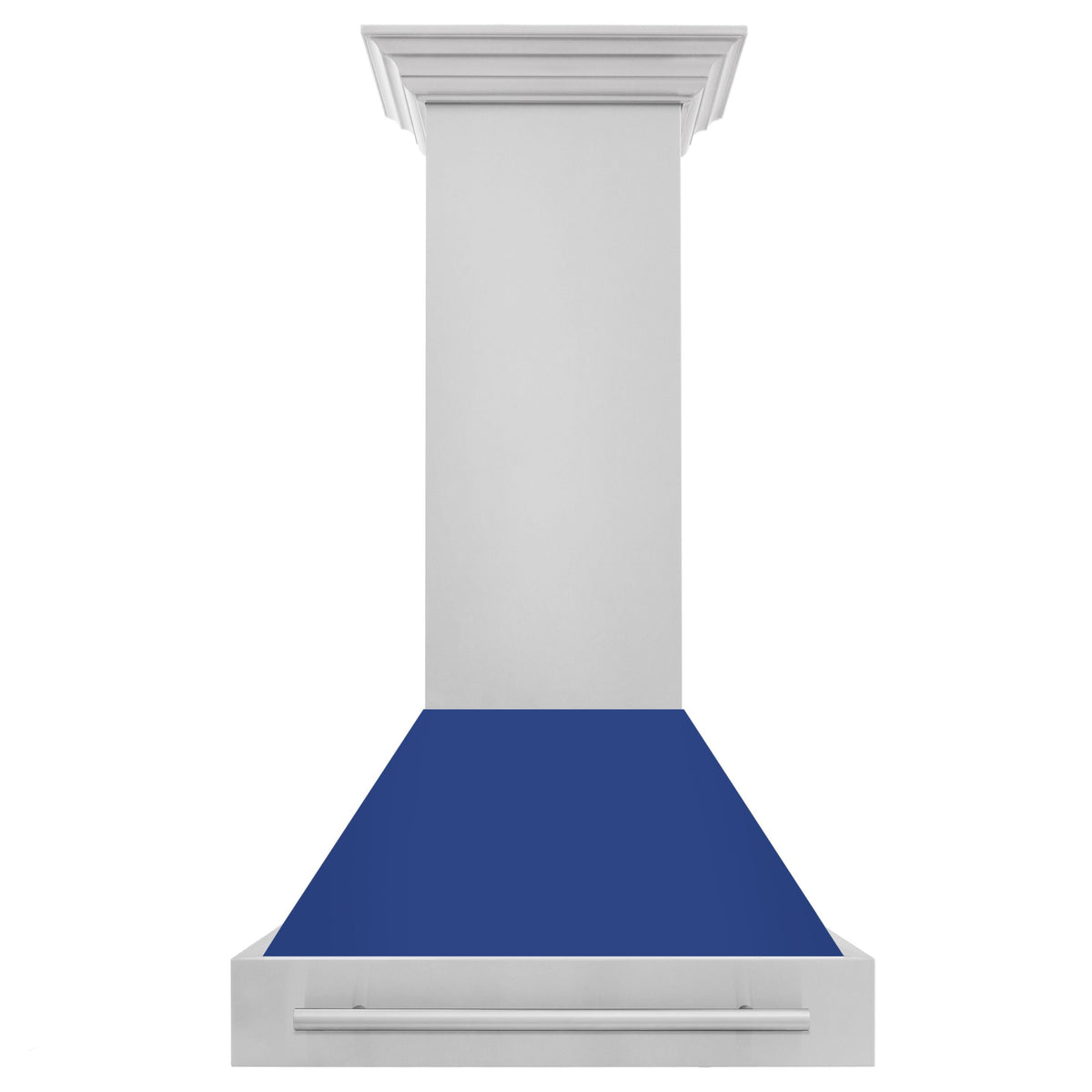 ZLINE 30 Inch Stainless Steel Range Hood With Blue Matte Shell