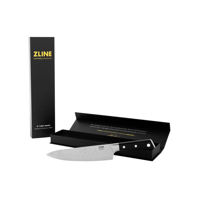 ZLINE 8" Professional Japanese Damascus Steel Chef's Knife, KCKT-JD