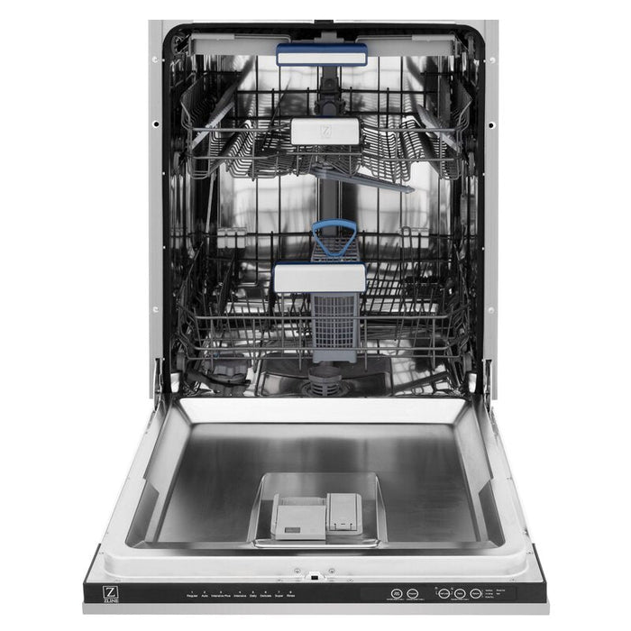 ZLINE Appliance Package - 30 in. Gas Range, Over The Range Microwave, 3 Rack Dishwasher, Refrigerator, 4KPR-SGROTRH30-DWV