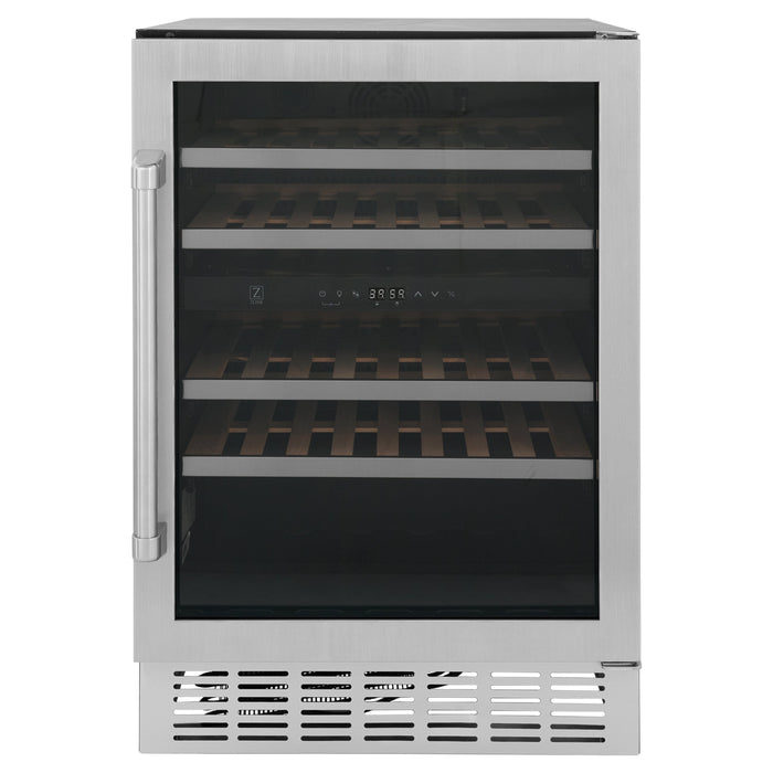 ZLINE Appliance Package - 36" Dual Fuel Range, Range Hood, Refrigerator with Water and Ice Dispenser, Microwave Drawer, Dishwasher and Wine Cooler