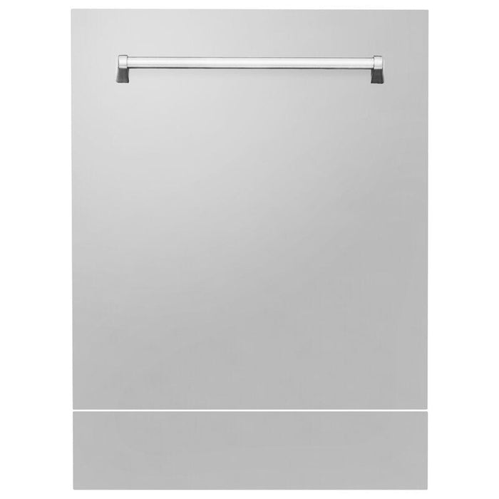 ZLINE Appliance Package - 60 In. Dual Fuel Range, 36 In. Refrigerator, Range Hood and 3-Rack Dishwasher in Stainless Steel, 4KPR-RARH60-DWV