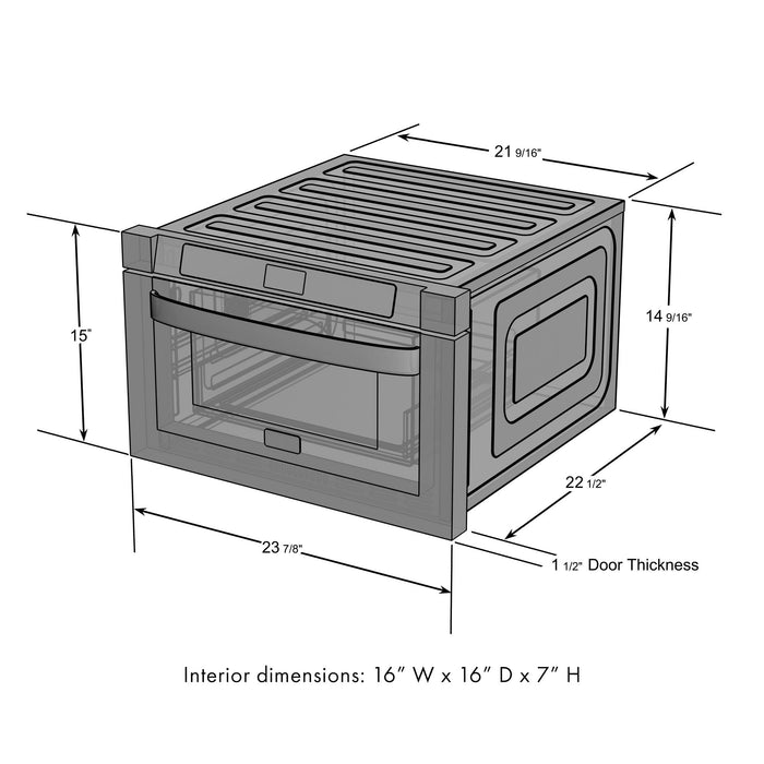 ZLINE Package - 36" Gas Range, Range Hood, Microwave, Refrigerator with Water & Ice Dispenser, Dishwasher