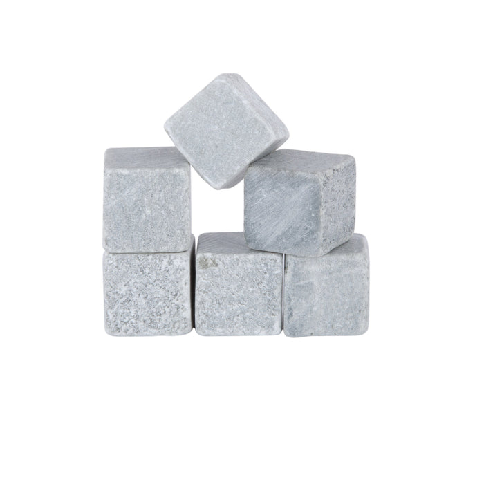 Glacier Rocks Soapstone Cube Set of 6