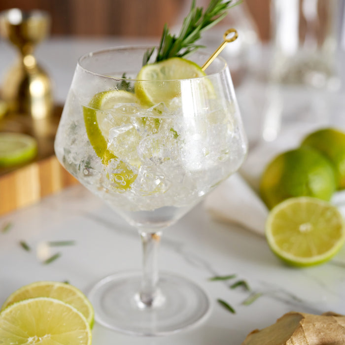 Raye Angled Crystal Gin & Tonic Glasses