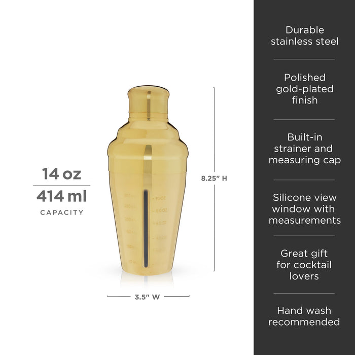 Belmont Measured Cocktail Shaker