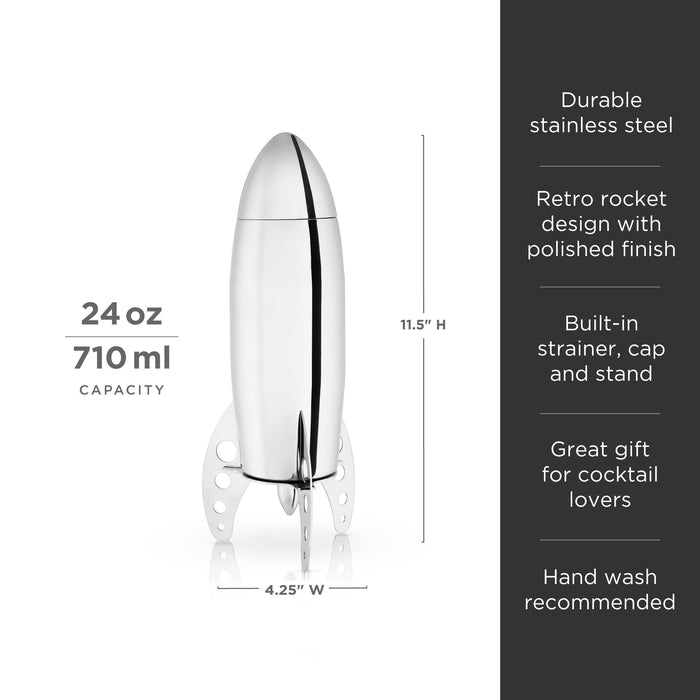 Irving Stainless Steel Rocket Cocktail Shaker