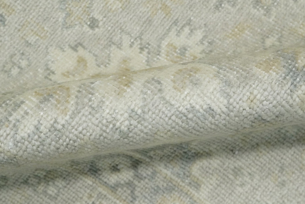Antique Persian 2x3 Beige and Gray Hand Knotted Entryway Wool Area Rug | TRD3304823