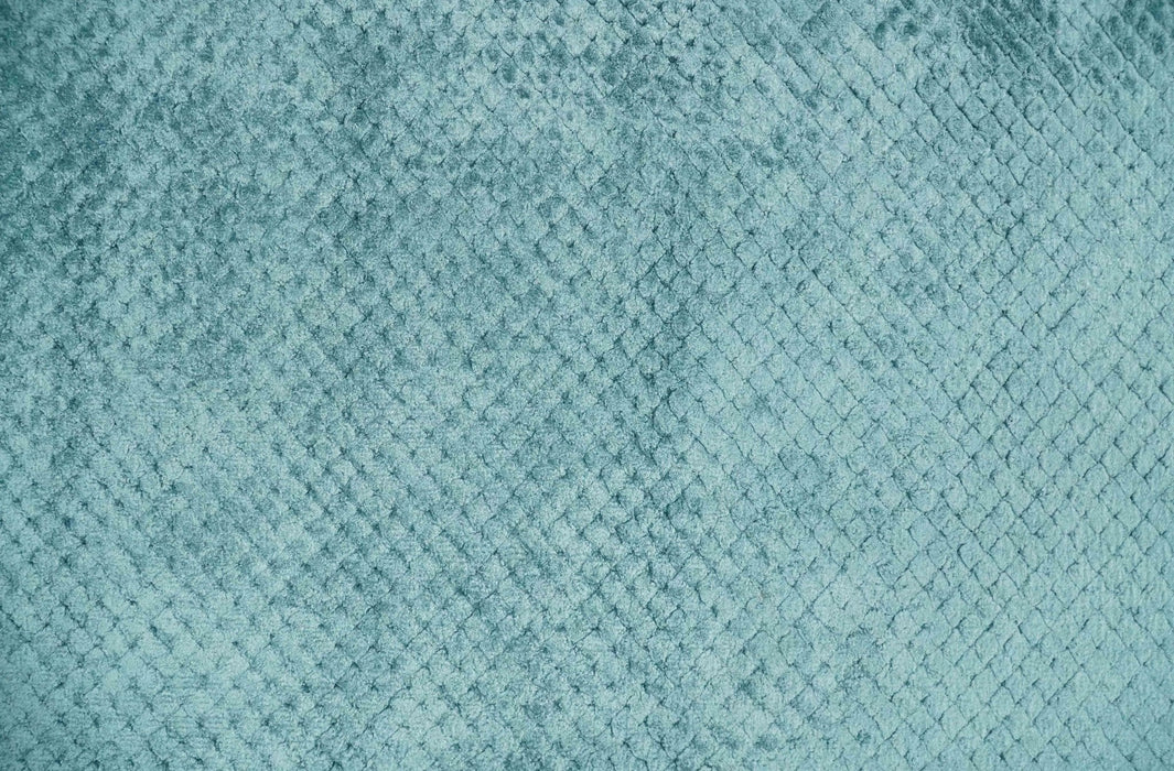 Aqua 2x4 Modern Geometrical Cross Square Hand Made Blue Art silk Area Rug | N4624