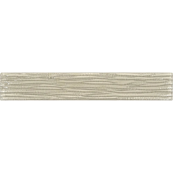 Ivory Bamboo 2"x12" Glass Pool Tile Earth Series - Aquatica Collection