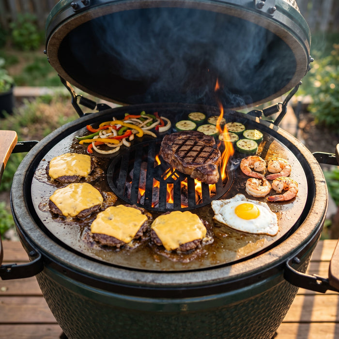 Arteflame Two-Piece Flat-Top Kit — Fits Big Green Egg® Grills
