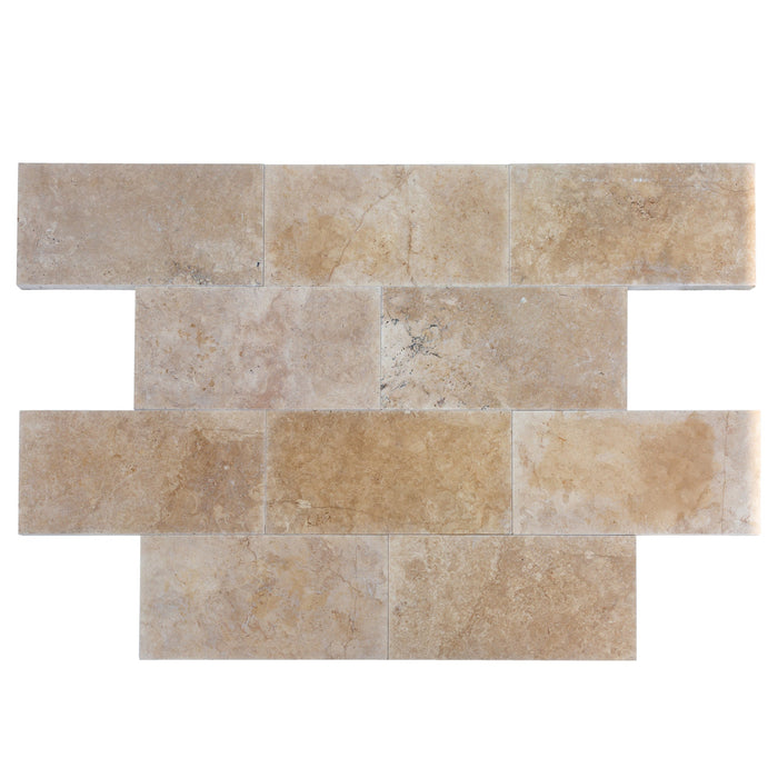 Travertine Aspendos Beige Pavers Tumbled 18"x36"x1 1/4" - Belair Collection