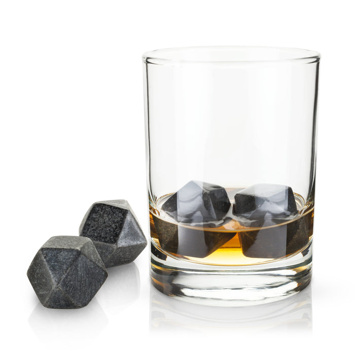 Glacier Rocks Basalt Hexagon Stone Set of 4