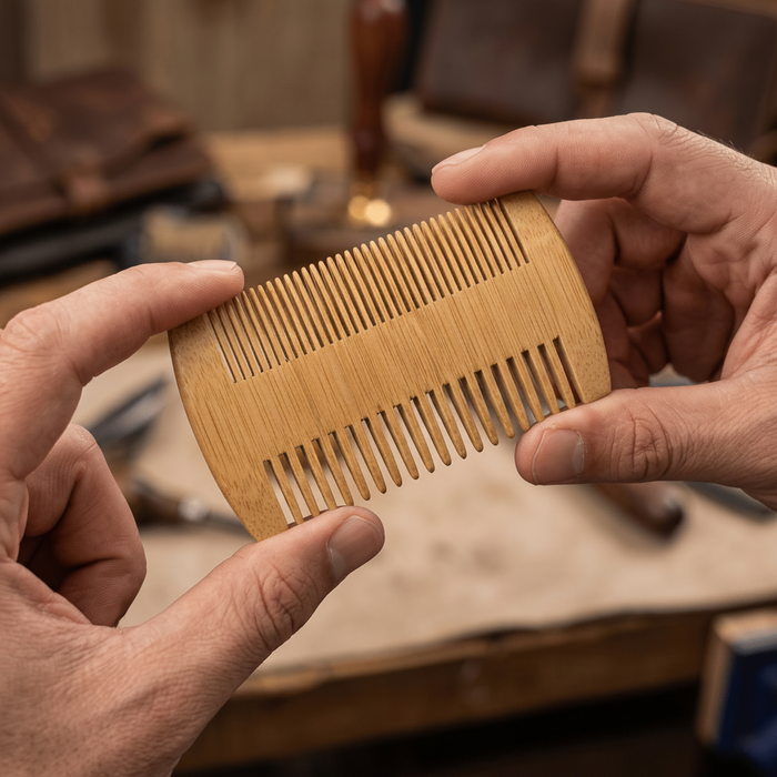 Bamboo Beard Comb | Double-Sided