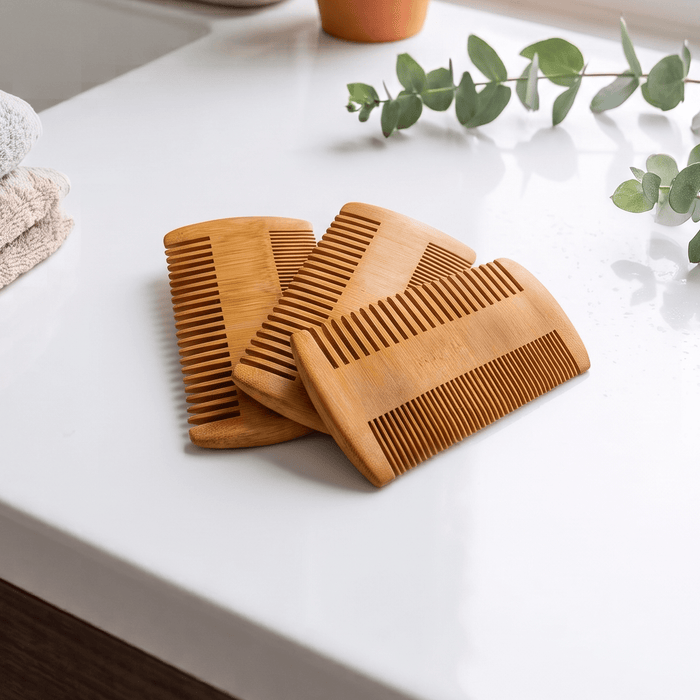 Bamboo Beard Comb | Double-Sided
