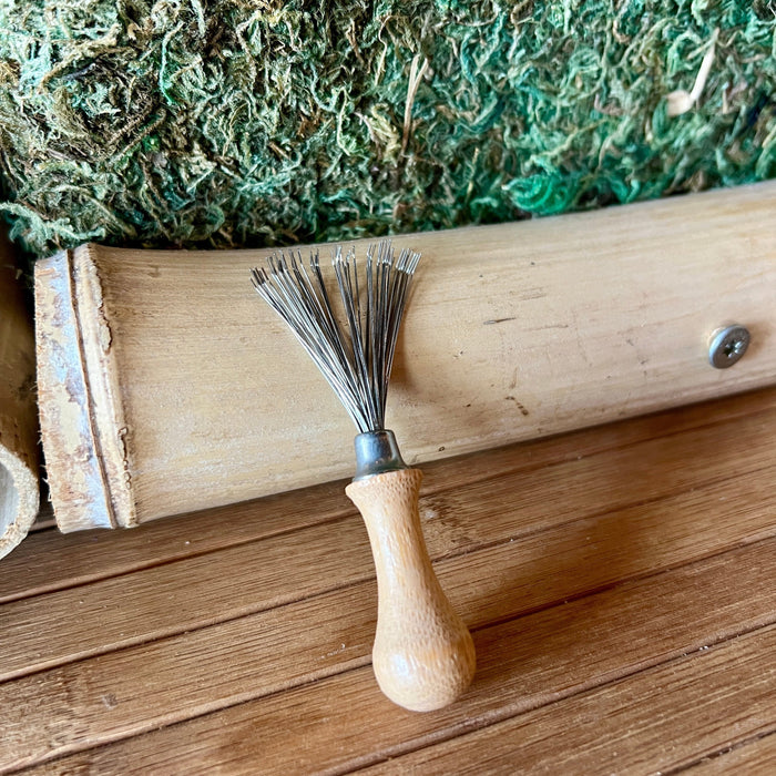 Bamboo Hairbrush Cleaning Tool