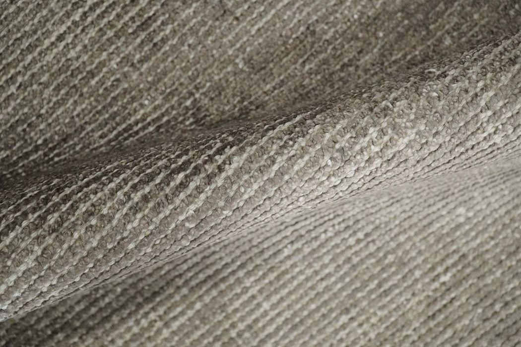 Bamboo Silk 2x3 Hand Knotted Solid Brown Rug, Low Pile, No Shedding | N6123
